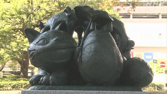 totoro statua totoro statua